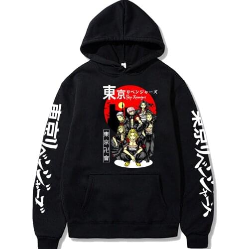 Anime Tokyo Revengers Printed Hoodie Loose Casual Unisex Top Hoodie