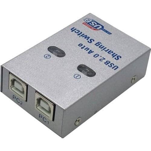 USB Auto Sharing switch Computer Peripherals For 2 PC Computer Printer For Office Home Use usb2.0 hub