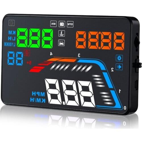 XYCING Q700 Car Head Up Display 5.5 inch Screen Car HUD OBD2 Windscreen Projector Car Driving Data Diagnosis Digital Speedometer