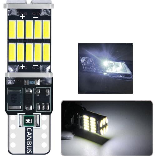 1X Car LED T10 T15 W16W Trunk Lamp CANBUS Reversing Brake Light Turn Signal 4014 30SMD 26SMD Rogue Reversing Lights BackUp Bulb