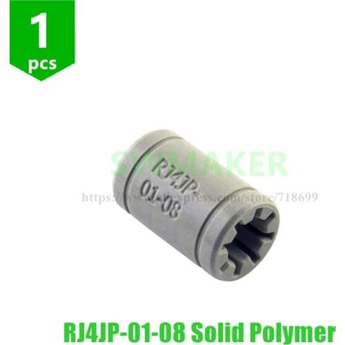 1pcs RJ4JP-01-08 Solid Polymer Igus Drylin LM8UU Bearing 8mm shaft Drylin for Anet A8 Reprap Prusa i3 3D Printer