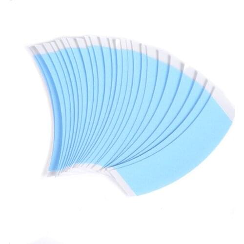 36pcs Blue Lace Front Waterproof Wig Tape Double Adhesive Tape Strips For Toupee/Lace Wig Hair System Adhesive Tape
