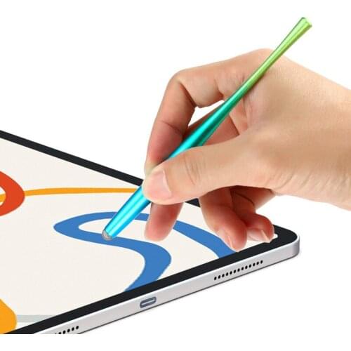 50pcs/lot High Precision Capacitive Pen Gradient Colorful Stylus for iPad iPhone Tablets Samsung Universal Touch Screen Devices