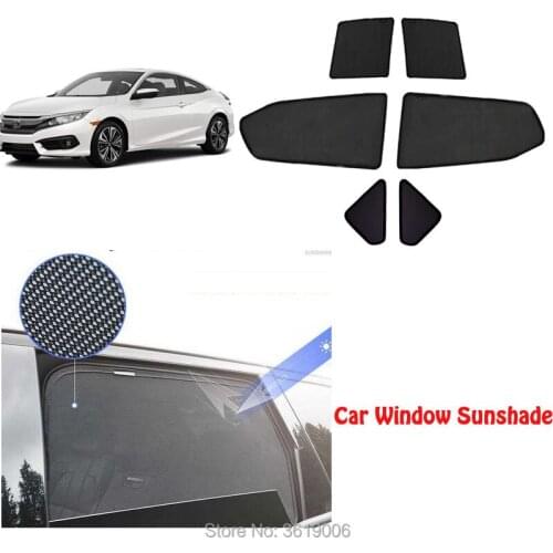 6pcs High-end custom For Honda CRV 2017-18 card type magnetic car curtain sun shade car window shade car styling