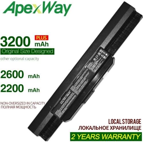 4400mah 11.1v Battery For Asus A32-K53 A43 A53 A53S A53z A53SV K43S K43 K43E K53S K53SV K53T X53S K43J K43SV K53 K53t K53J