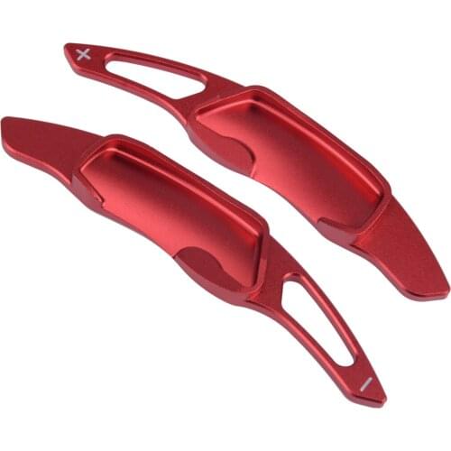 Car Red Steering Wheel Shift Shifter Paddle Extension Fit For Subaru Legacy Forester Brz XV Outback Impreza