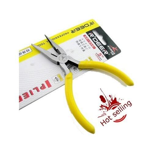 Free shipping Authentic RDEER RT-501 needle-nosed pliers side cutters pliers 5 inch 125mm carbon steel forging