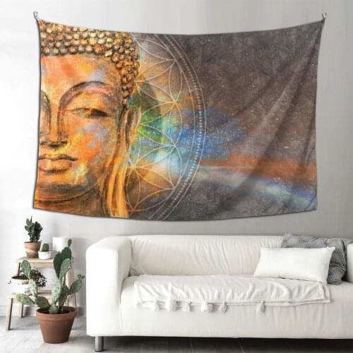 Buddha Cheap Mandela Wall Hanging Tapestry Wall Cloth Tapestries Rug Home Decor Free Decoration Accessories 95x73cm