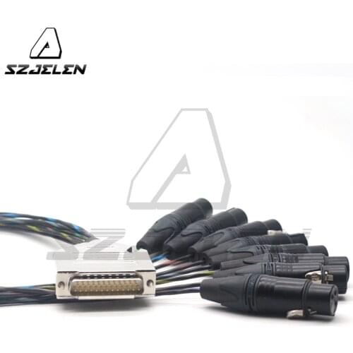 Canare MR202-8AT DB25 to NEUTRIK 8 XLR 3pin female Audio cable