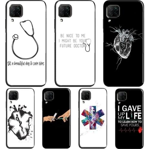 Doctor Nurse Medical Medicine Health Case For Huawei P40 P30 P20 Mate 20 Lite P Smart Z 2019 2021 Nova 5T Honor 20 Pro 9X 8X