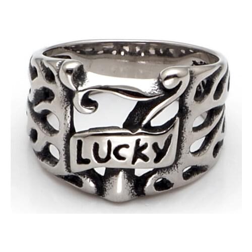 Free Shipping Punk Personal Design Ghost Skull 7 Biker Ring 316L Stainless Steel Top Quality New Fashion Seven Skull Ring