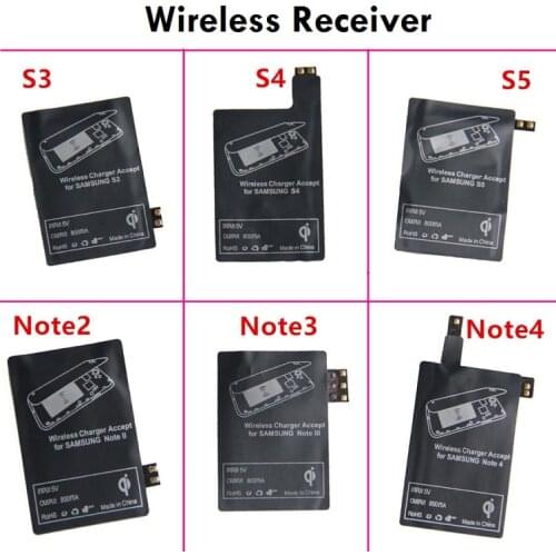 Qi Wireless Charger Kit Charging Sticker Receiver With NFC For Samsung Galaxy S3 S4 S5 Note2 Note3 Note4