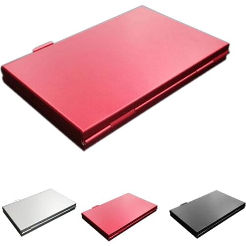 Modern style Red Aluminum Memory Card Storage Case Box Holders For Micro Memory SD Card 24TF