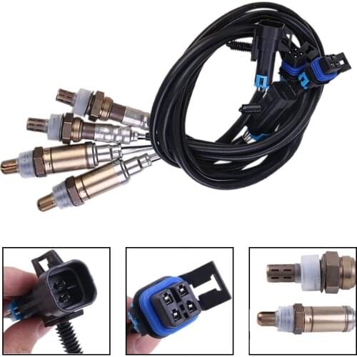 Wupp 4pcs Lambda Probe O2 Oxygen Sensor For 07-09 Cadillac SRX /08-11 CTS V6-3.6L OE: 234-4818,234-4819 Jly18
