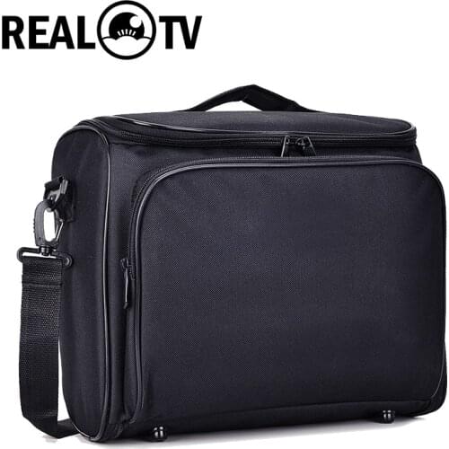 REAL TV Projector Multi-function Storage Bag Support Most LED Projector for M8S, T26, M2, Q9 and so on