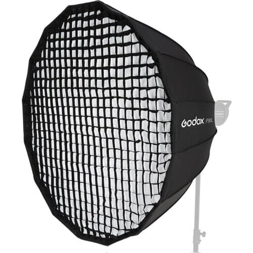 In Stock Godox Portable P90L 90CM Deep Parabolic Softbox Bowens Mount Studio Flash Speedlite Reflector Photo Studio Softbox