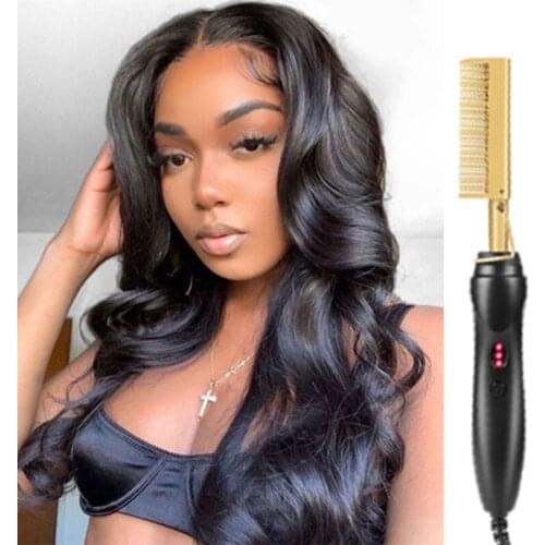 Hot Heating Comb Hair Straightener Comb Iron Straight brush Curling Iron Hair Curler Comb US/EU/UK Pulg Flat Irons Straightening
