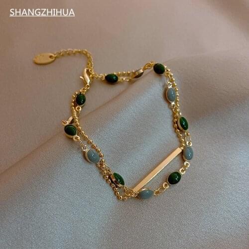 SHANGZHIHUA Golden Bracelets