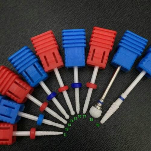 Grinding Head Polishing Nail Art Nail Drill Nail Clip Grinder Accessories Tool Nail Ceramic Electrical