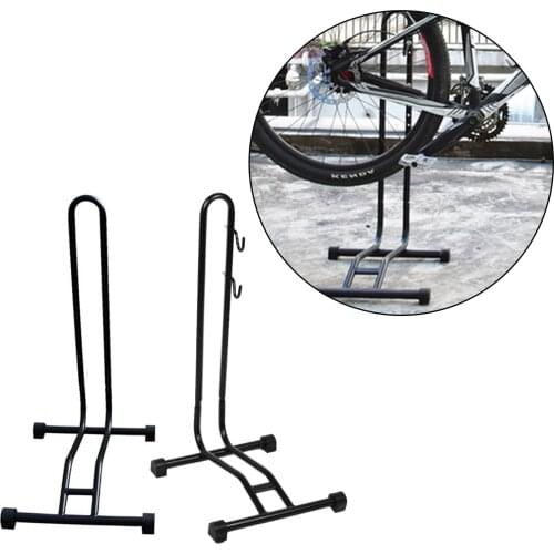 L-Type Bicycle Coated Steel Display Floor Rack Bike Repair Stand Mountain Bike Storage Rack Parking Holder