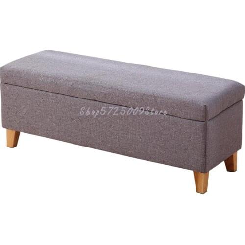 Bed End Stool Simple Pedal Cloakroom Cloth Clothing Store Manager Bench Rectangular Fitting Room Sofa Shoes Stool