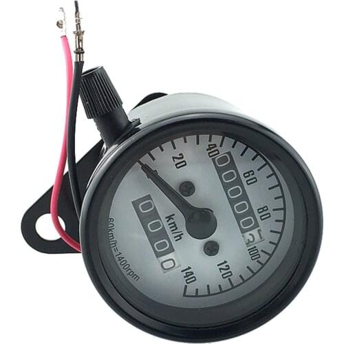 Universal Odometer Speedometer Meter for Motorcycle Motorbike 140km/h