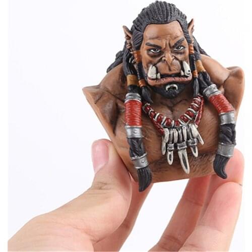 In Stock Genuine Hand-made WOW Doll 6cm Lothar and Shelongtan Half-length Statue Decor Model with Box