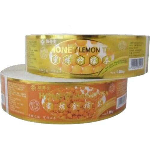 Customized customer designed PP paper sticker