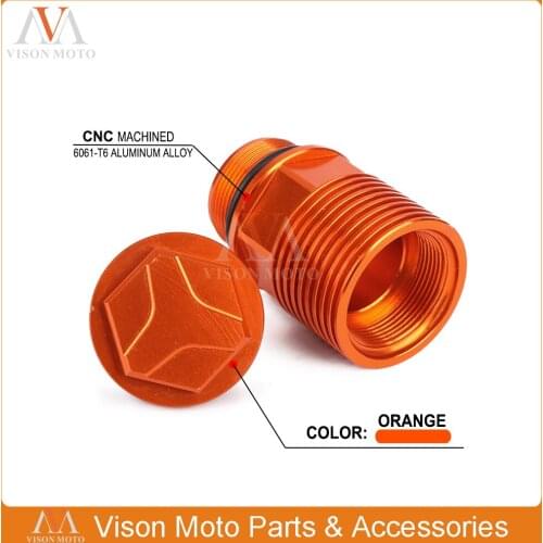 Motorcycle CNC Rear Brake Reservoir Extender & Cap For KTM EXC SX SXS XC XCW XCF EXCF SXF XCFW SMR XCG XCRW 125 144 150-560 Duke