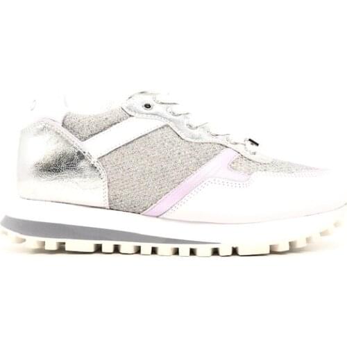 LIU JO WONDER 1 Sneaker women white silver lilac