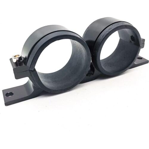 1 PIECE Dual Fuel Pump Clamp Mounting Bracket For 70mm to 55mm Oil Pump CNC Aluminum