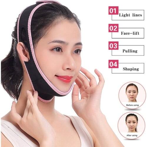 1Pc Face Slim Lift Up Belt Women Slimming Chin Cheek Slim Lift Up Mask V Face Line Belt Anti Wrinkle Strap Band Facial Beauty