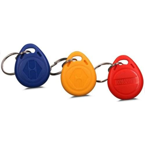 100pcs ID key Card RFID Tag Label Access Control Card Sticker Key Ring Token Ring Close to Chip ABS 10pcs Waterproof Key Chain