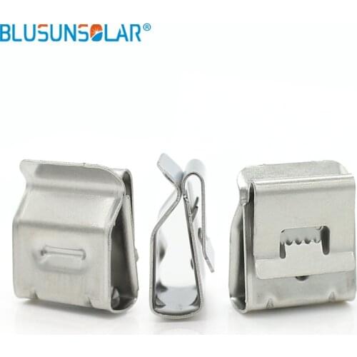 1000pcs/lots quality 304 solar PV cable clips,very tight for cable to stick panel