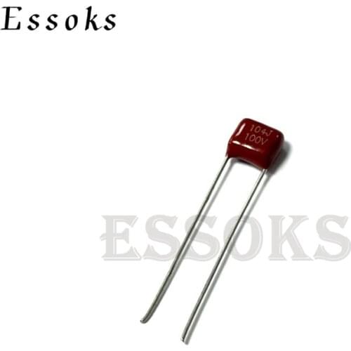 20PCS 100V104J 0.1UF Pitch 5mm 100NF 100V 104 104J CBB Polypropylene film capacitor