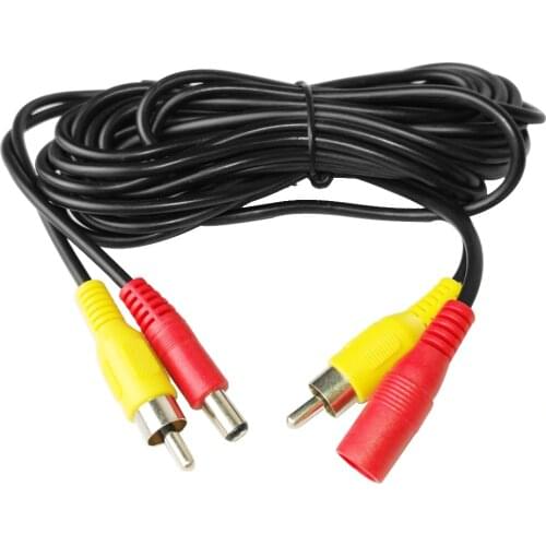 5M 10M 20M Security CCTV Cable RCA CCTV Camera Audio AV Power Cable For Surveillance Camera DVR System