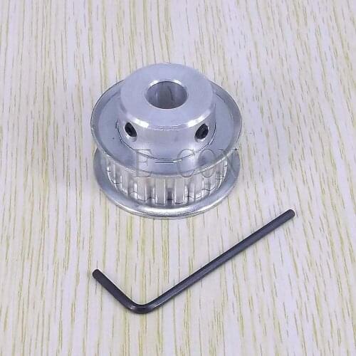 5pcs/lot XL Timing Pulley 20 teeth synchronization Alumium Bore 10mm L037 L039 width for stepper motor Free shipping $25