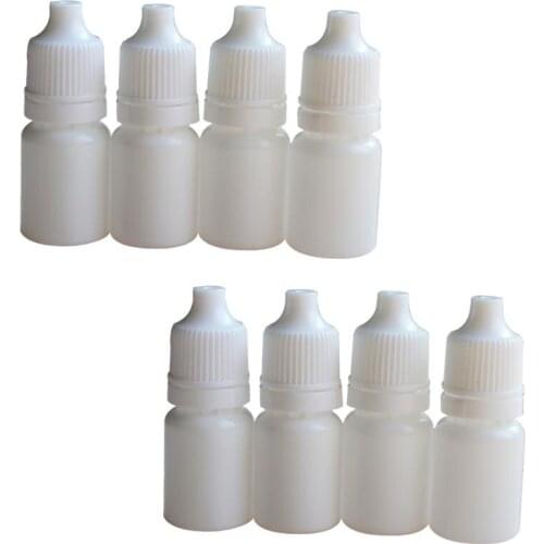 500Pcs New Arrive Empty Plastic Squeezable Liquid Dropper Bottle With Childproof Cap 5ml