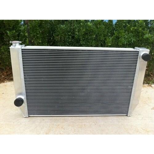 56MM 2 Core all aluminum race radiator for Ford Falcon V8 XC XD XE XF 6cyl Manual MT