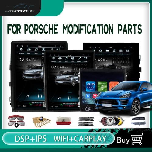 For Porsche Cayenne Panamera Boxster Macan Car Radio Player GPS Navigation Stereo Bluetooth DVD Porsche Modification Accessories