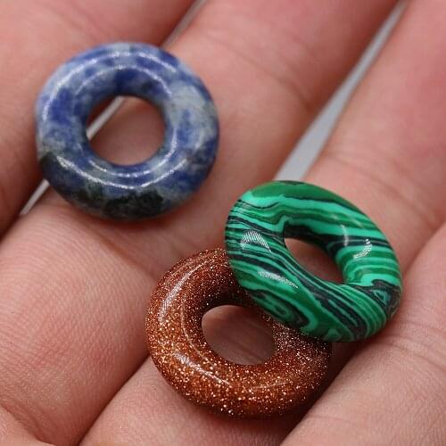 Natural Semi-precious Stone Large Hole Beads 6x20mm DIY for Making Jewelry Necklace Accessories Gift