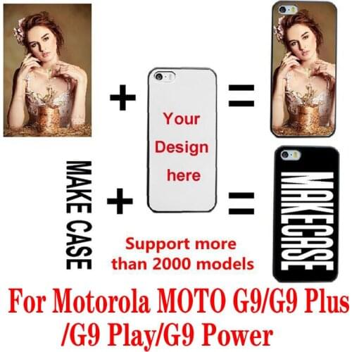 DIY Personalized custom photo name Customize printing your design picture cover case for Motorola MOTO G9 Plus Play Power
