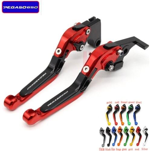 For Aprilia Pegaso 650 1992-1996 1993 1993 1994 1995 1996 Motorcycle Folding Extendable CNC Moto Adjustable Clutch Brake Levers
