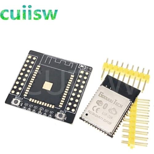 ESP-32F Bluetooth and WIFI Dual Core CPU IoT Wifi Wlan BLE Module+ESP32F Adapter Board for arduino ESP-32