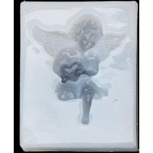 Jewelry Mold Cute Cupid Angle Silicone Mould Resin DIY Jewelry Making Tools