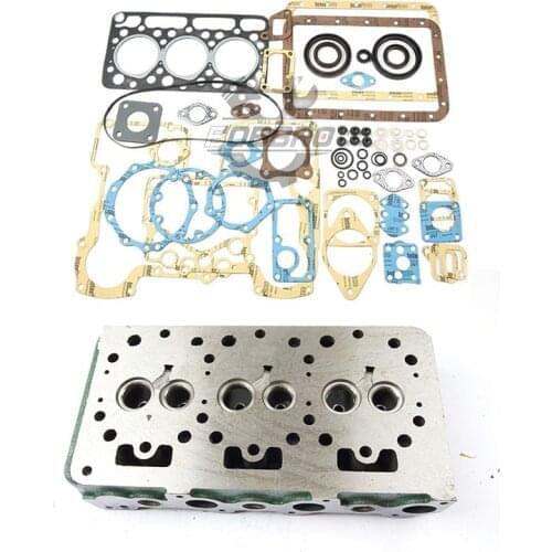 Cylinder Head 6652584 With Full Gasket Kit 6668691 6669307 Head Gasket 6666810 For Bobcat Excavator 220 320 Loader 443 453