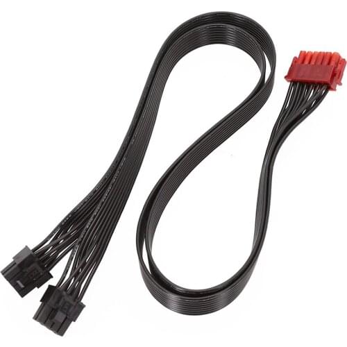 Cable Graphics Card Line Module Cable 2Pin To Double PCI-E 8Pin (6 + 2Pin) Power Cord for Enermax Modular PSU
