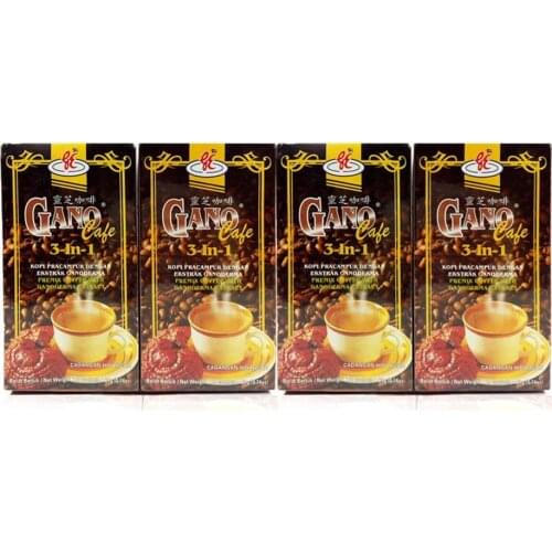 4x Gano Excel Cafe 3 in 1 Coffee Ganoderma Healthy Coffee