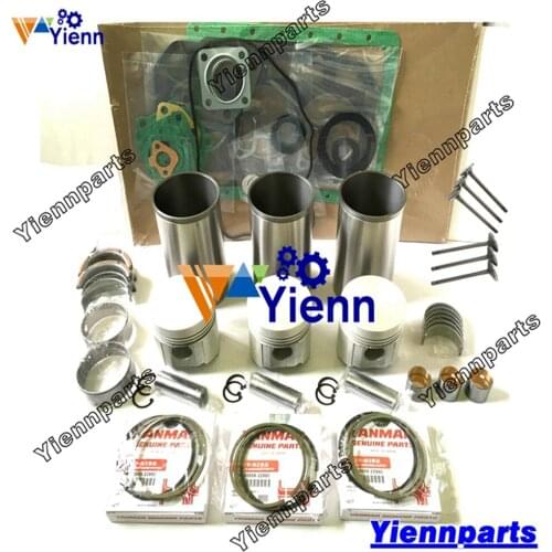 For Yanmar 3T84 3T84HLE Piston and ring,cylinder liner,Gasket,bearing Fit Takeuchi TB25 Excavator 3T84HLE-TBS diesel engine part