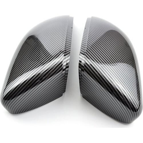 For Volkswagen VW GOLF 6 VI MK6 GTI R line R20 Touran Gloss Black Side Wing Rearview Mirror Cover Trim Replacement Caps Case